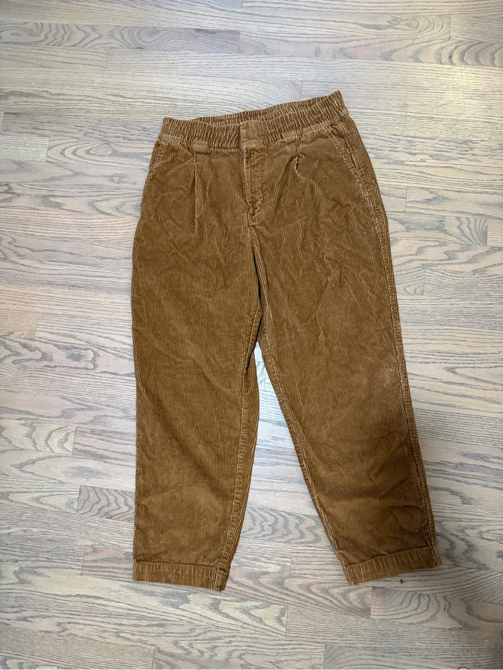 GAP Brown Corduroy Elastic Waist Trousers